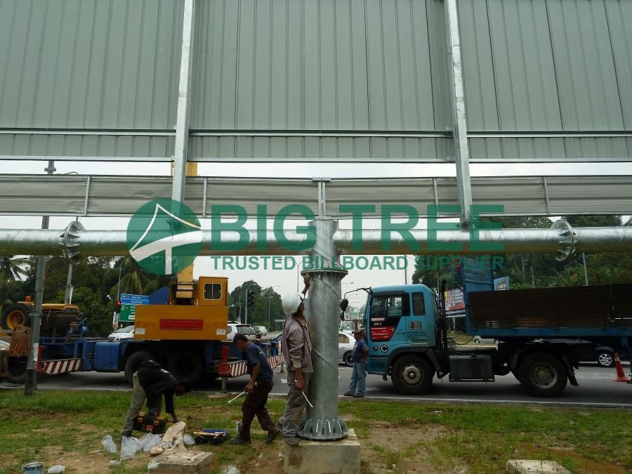 Billboard Case unipole billboard malaysia